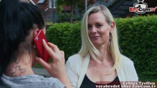Neugierige Lesbe will Analsex mit einem Kerl