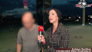 Echtes Straßencasting für einen öffentlichen Fick