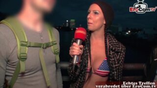 Fremder Mann fickt spontan Public beim Casting